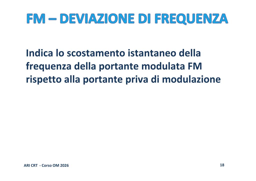 Deviazione di frequenza