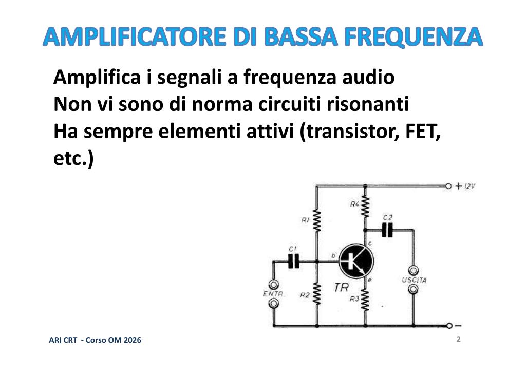 Amplificatori AF